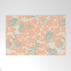 Exotical flowering blooms AH Welcome Mat Gallery Image 1