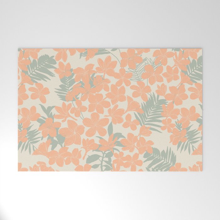 Exotical flowering blooms AH Welcome Mat Gallery Image 1