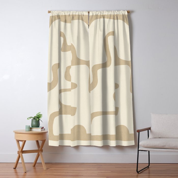 Modern Abstract Shapes 20 Window Curtain Gallery Image 5