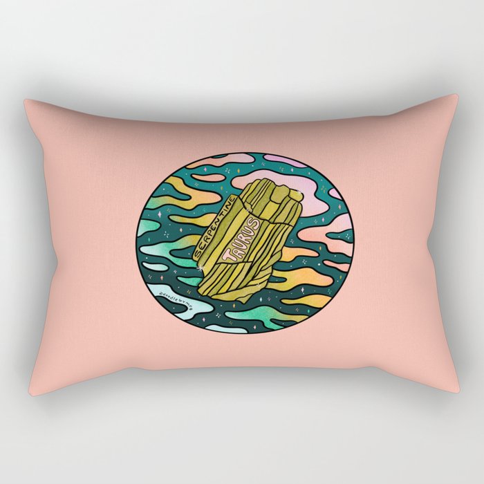 Taurus Crystal Rectangular Pillow Gallery Image 2