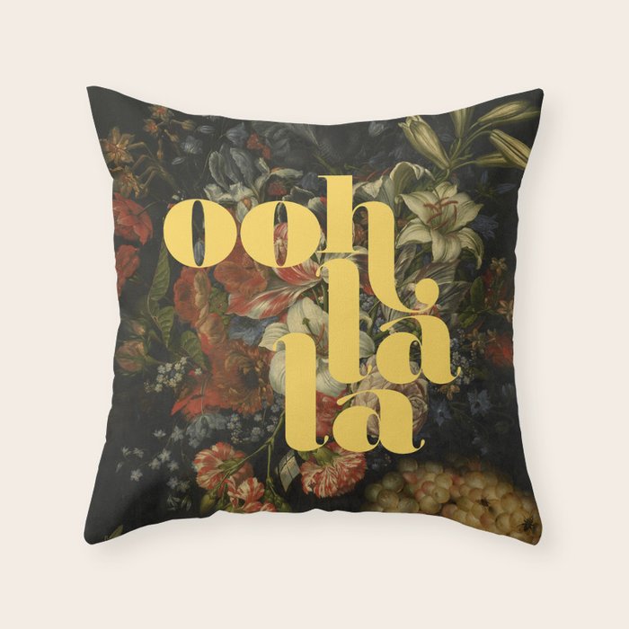 Ooh la la  Throw Pillow Gallery Image 6