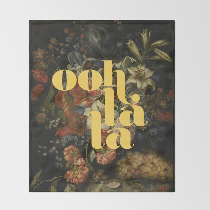 Ooh la la  Throw Blanket Gallery Image 2