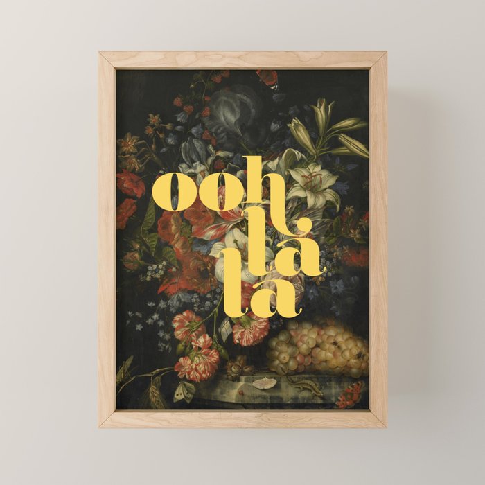 Ooh la la  Mini Art Print Gallery Image 1