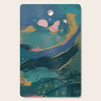 "You Are Worthy" Midnight Background Cutting Board Gallery Image 1