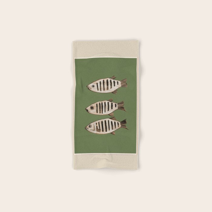 Abstract Fish Study II Bath Towel Gallery Image 1