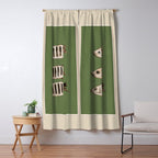 Abstract Fish Study II Window Curtain Gallery Image 5