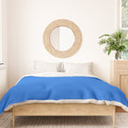 Maximal Blue Solid Color Duvet Cover Gallery Image 3
