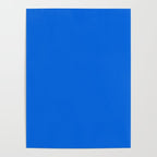 Maximal Blue Solid Color Poster Gallery Image 4