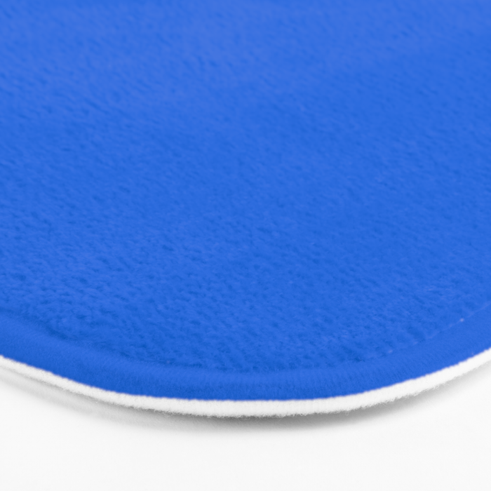 Maximal Blue Solid Color Bath Mat Gallery Image 3