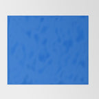 Maximal Blue Solid Color Throw Blanket Gallery Image 2