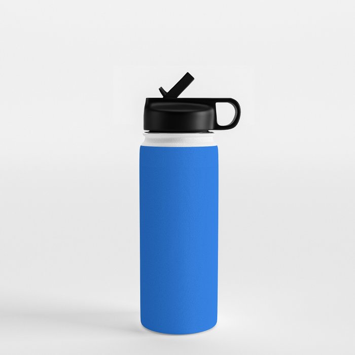 Maximal Blue Solid Color Water Bottle Gallery Image 1