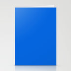 Maximal Blue Solid Color Stationery Card Gallery Image 2