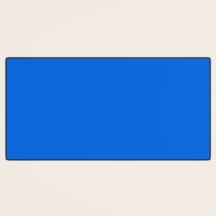Maximal Blue Solid Color Desk Mat Gallery Image 3