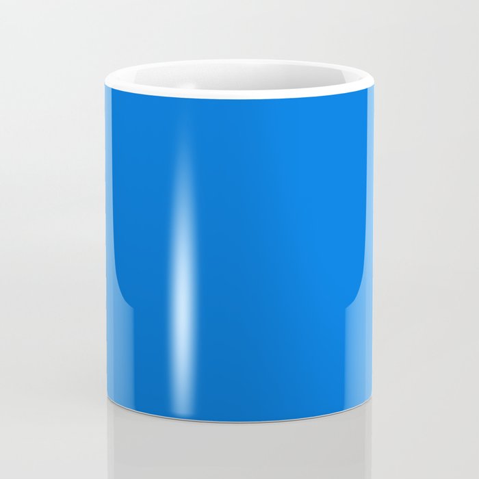 Maximal Blue Solid Color Coffee Mug Gallery Image 4
