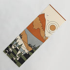 Wild Abstract Landscape 3 Yoga Mat Gallery Image 1
