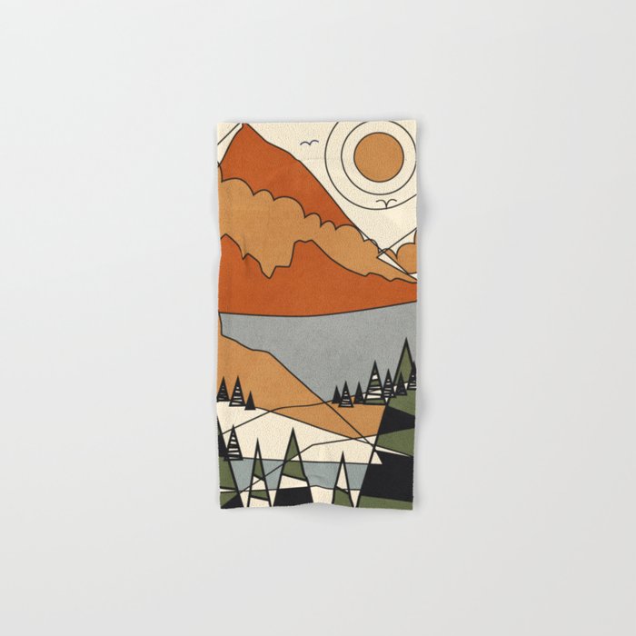 Wild Abstract Landscape 3 Bath Towel Gallery Image 1