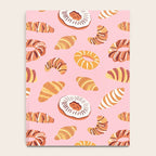 Vintage sweet bakery pastry food art pattern Notebook Gallery Image 4