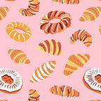 Vintage sweet bakery pastry food art pattern Coffee Mug Gallery Image 2