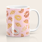 Vintage sweet bakery pastry food art pattern Coffee Mug Gallery Image 1