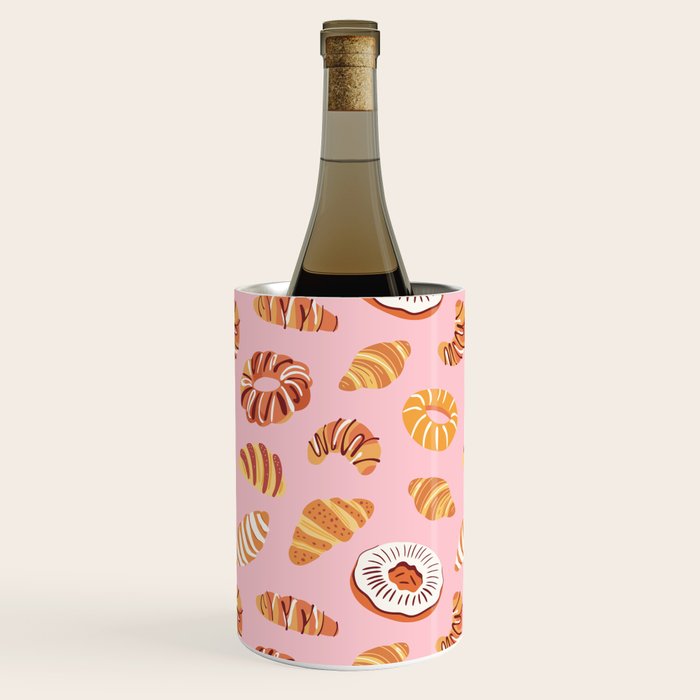 Vintage sweet bakery pastry food art pattern Wine Chiller Gallery Image 2