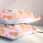 Vintage sweet bakery pastry food art pattern Pillow Sham Gallery Image 3