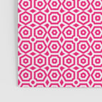 Red and white ornament art deco geometry Poster Gallery Image 3