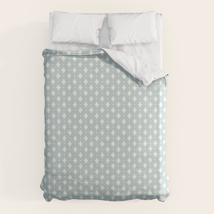 Vintage Stars IV Mint Duvet Cover Gallery Image 1