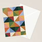 Warm triangles Stationery Card Gallery Image 2