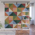 Warm triangles Wall Mural Gallery Image 1