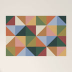 Warm triangles Welcome Mat Gallery Image 1
