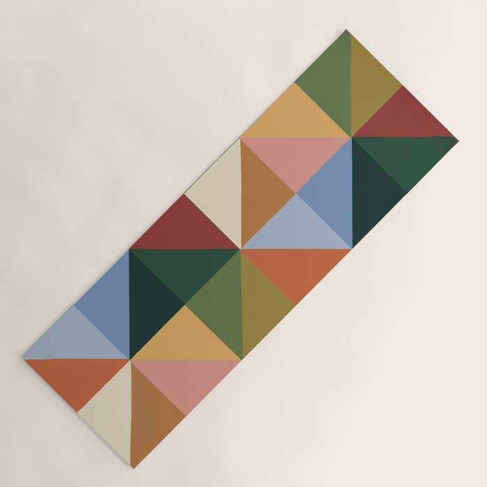 Warm triangles Yoga Mat Gallery Image 1