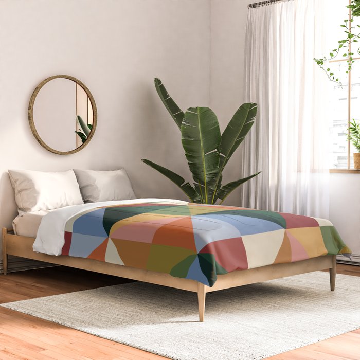 Warm triangles Comforter Gallery Image 2