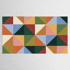 Warm triangles Tablecloth Gallery Image 2
