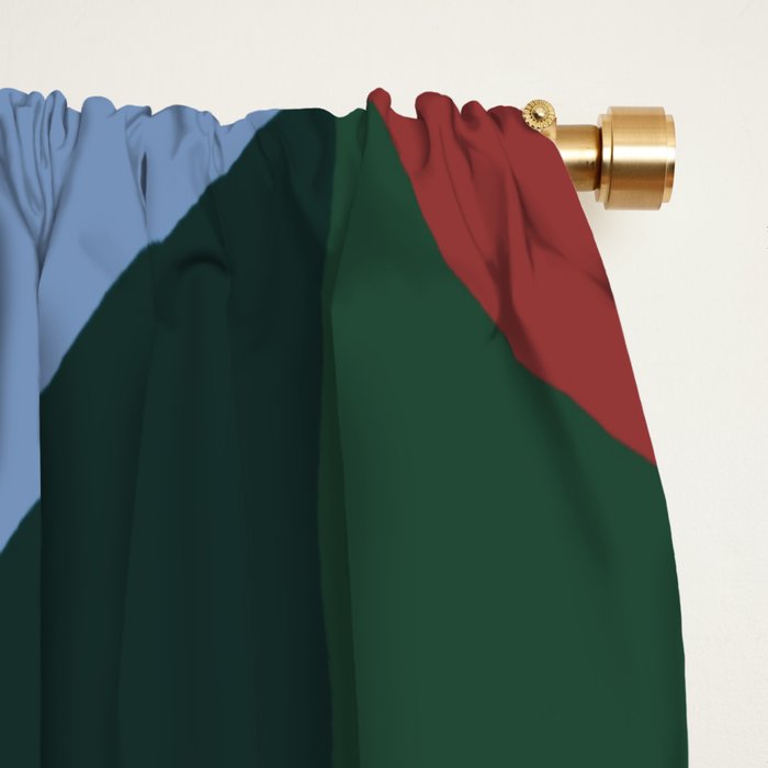 Warm triangles Window Curtain Gallery Image 2