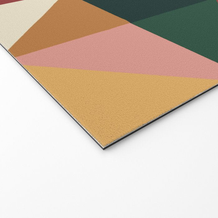 Warm triangles Welcome Mat Gallery Image 2