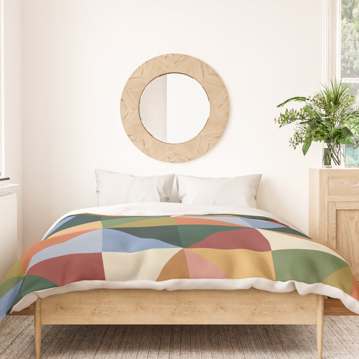 Warm triangles Duvet Cover Gallery Image 3