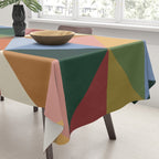 Warm triangles Tablecloth Gallery Image 3