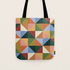 Warm triangles Tote Bag Gallery Image 1