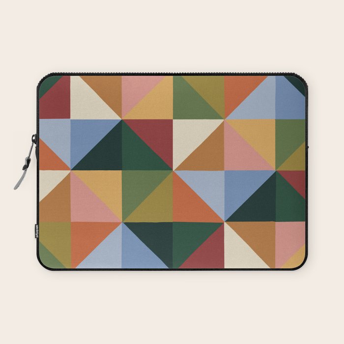 Warm triangles Laptop Sleeve Gallery Image 1