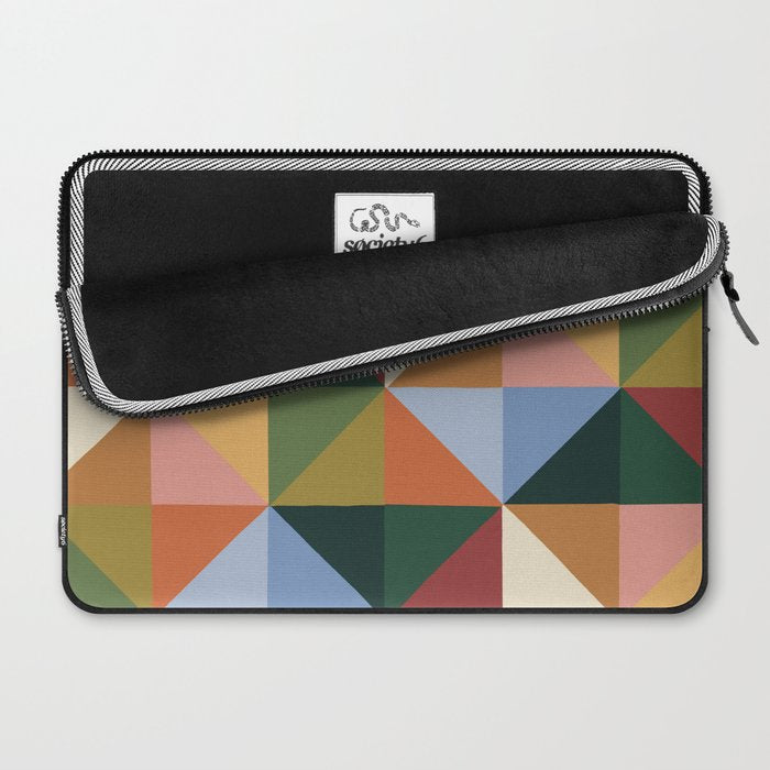Warm triangles Laptop Sleeve Gallery Image 2