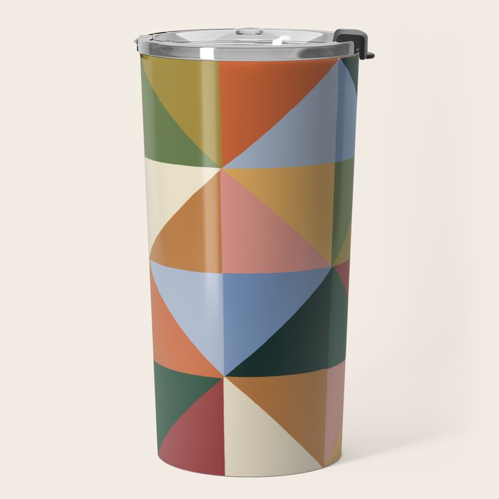 Warm triangles Travel Mug Gallery Image 2