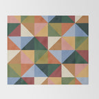 Warm triangles Throw Blanket Gallery Image 2