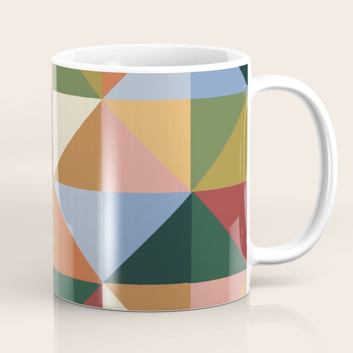 Warm triangles Coffee Mug Gallery Image 1