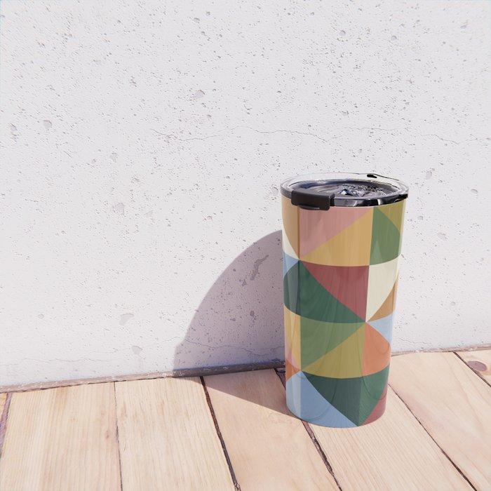 Warm triangles Travel Mug Gallery Image 4