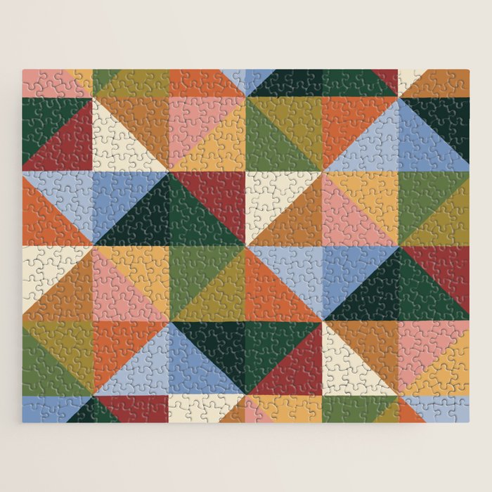 Warm triangles Jigsaw Puzzle Gallery Image 1