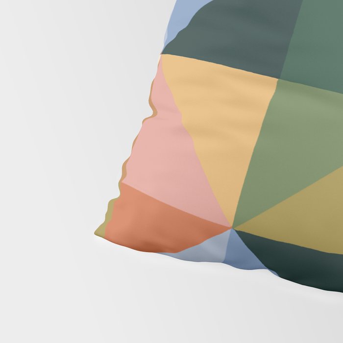 Warm triangles Pillow Sham Gallery Image 4