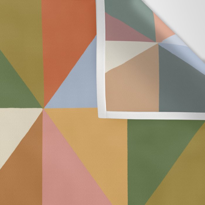 Warm triangles Wall Tapestry Gallery Image 3
