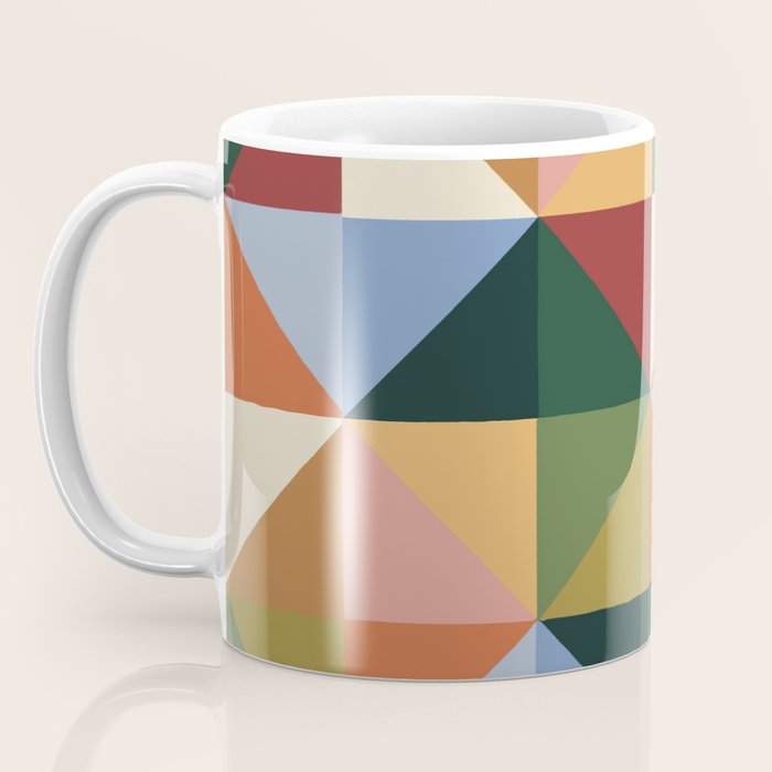 Warm triangles Coffee Mug Gallery Image 3