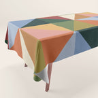 Warm triangles Tablecloth Gallery Image 1