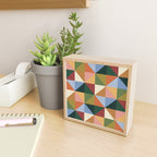 Warm triangles Mini Art Print Gallery Image 2